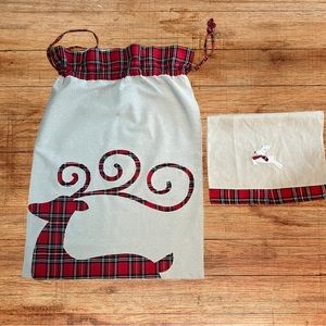 Santa’s Bag and matching tea towel